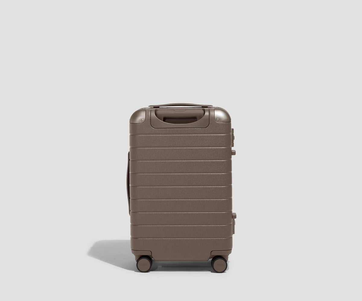The Aluminum Edge Carry-On in Smokey Taupe