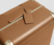 The Aluminum Edge Medium in Cognac Brown