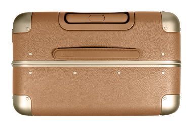 The Aluminum Edge Medium in Cognac Brown