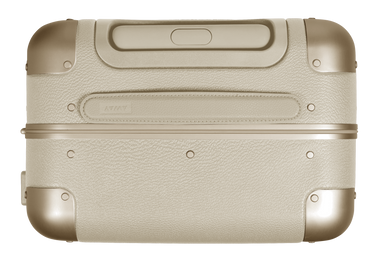 The Aluminum Edge Carry-On in Champagne White