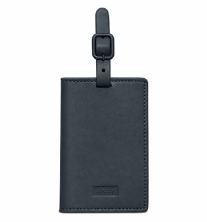 Aluminum Luggage Tag in Arctic Steel