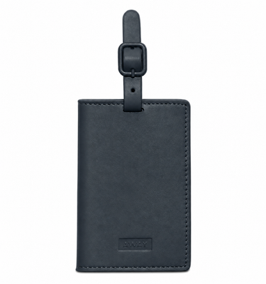 Aluminum Luggage Tag in Arctic Steel