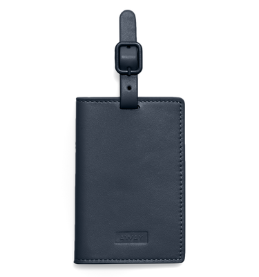 Aluminum Luggage Tag in Arctic Steel