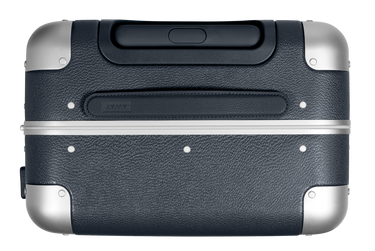 The Aluminum Edge Bigger Carry-On in Navy Blue