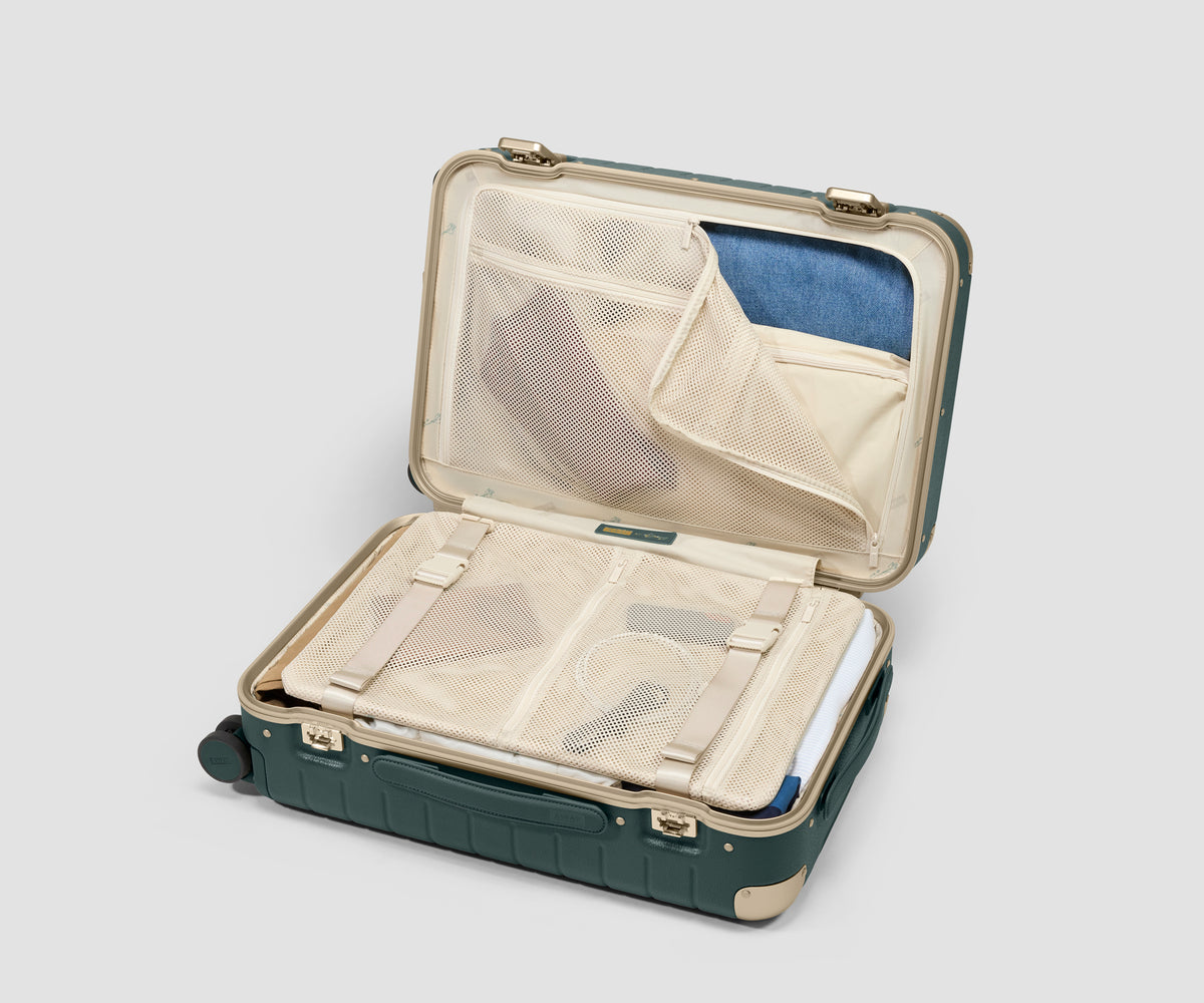The Aluminum Edge Bigger Carry-On in No. 20 Pine