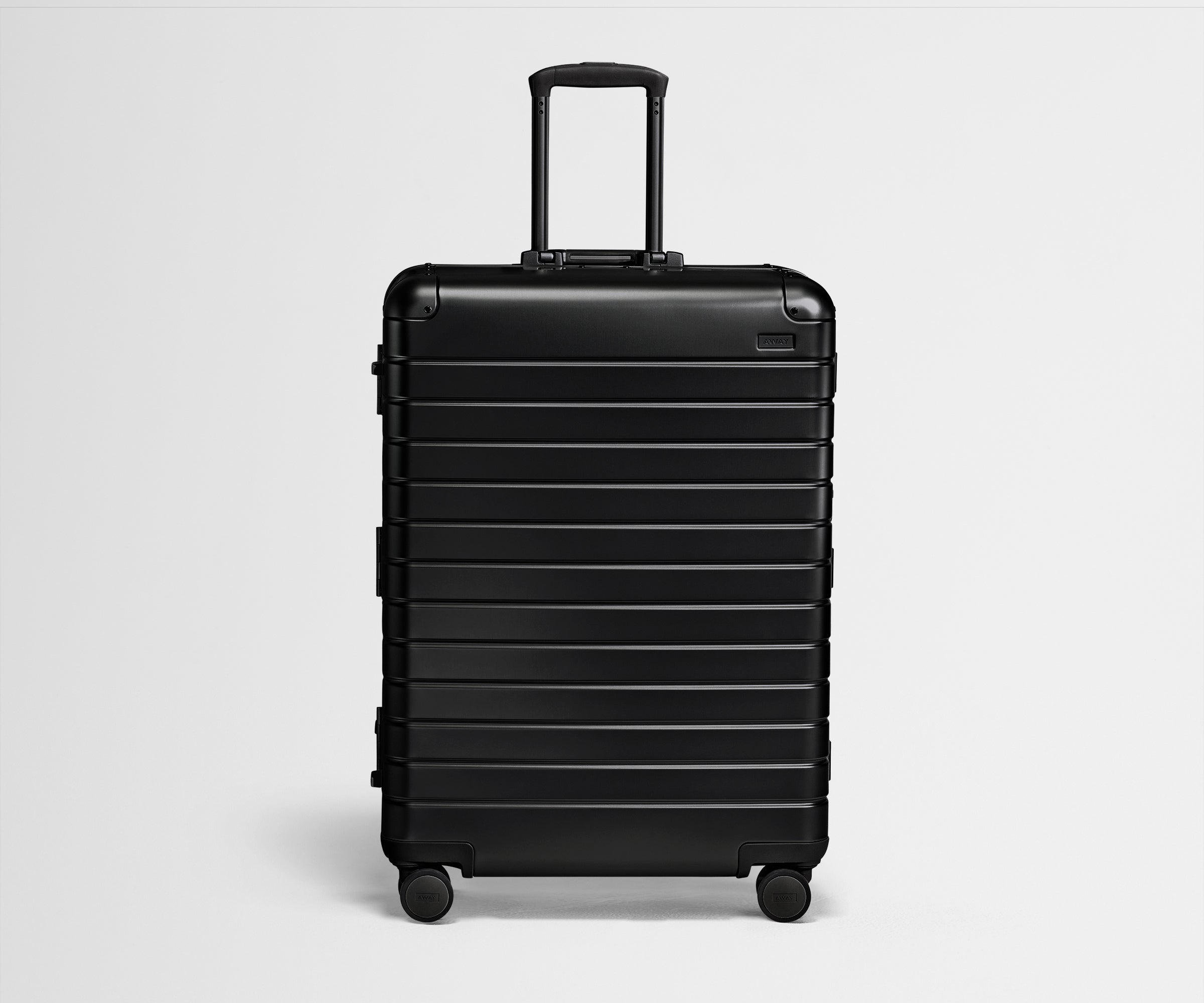 Away Large Aluminum Suitcase in Onyx Black | Away