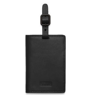 Aluminum Luggage Tag in Onyx Black Standard