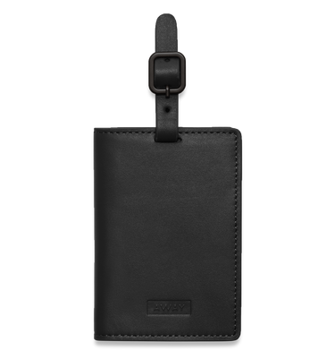 Aluminum Luggage Tag in Onyx Black Standard