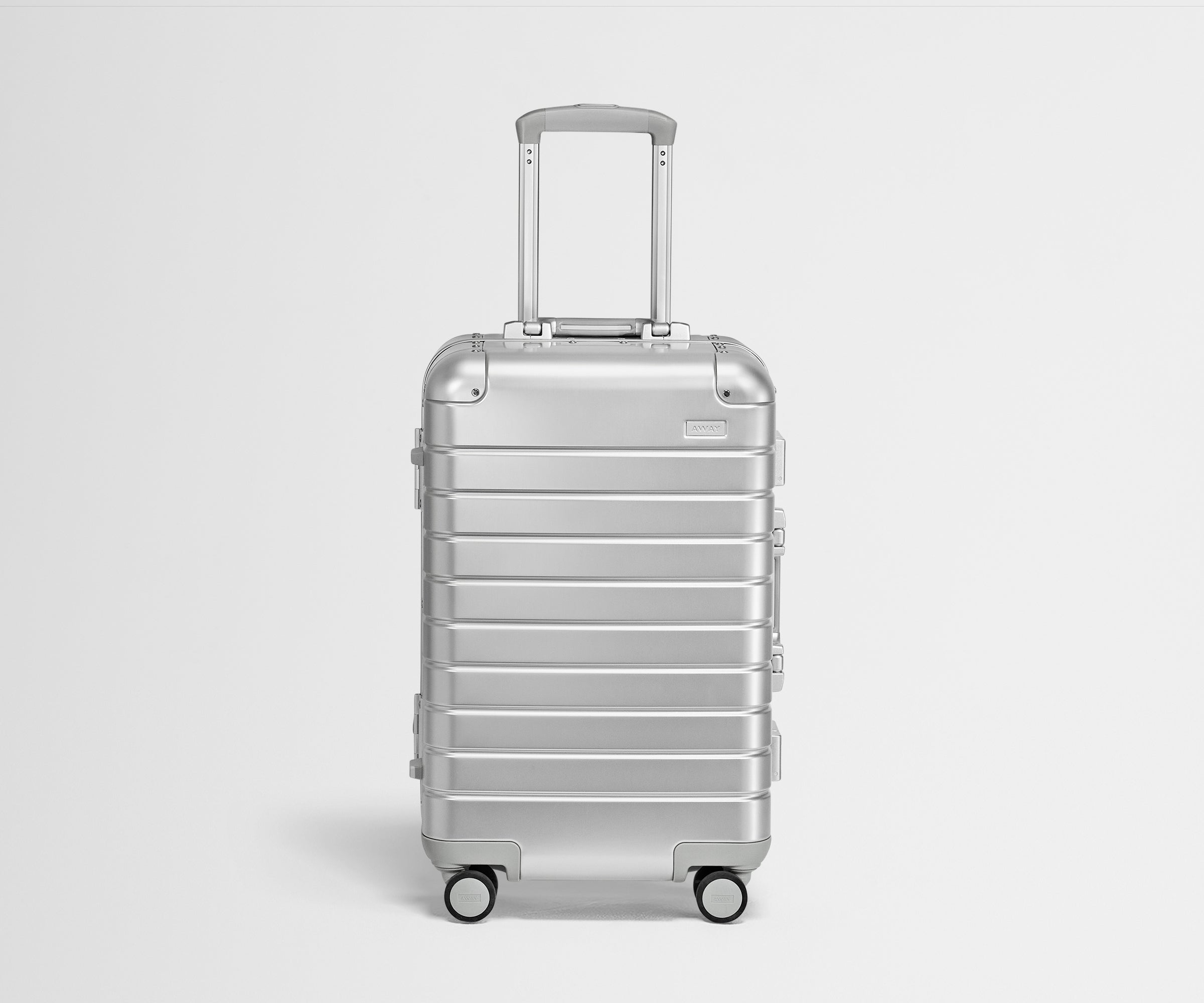 Aluminum Bigger Carry-On Suitcase in Silver | Away