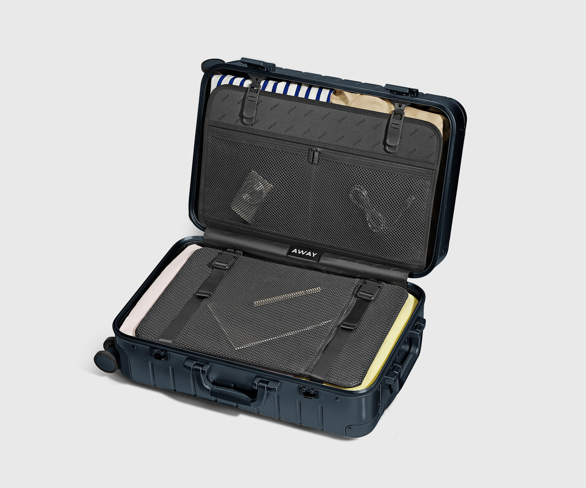 The Aluminum Bigger Carry-On in Arctic Steel