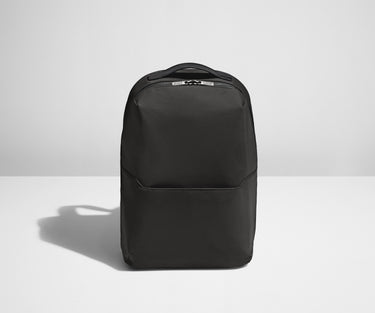 Front view of the Everywhere Zip Backpack in Jet Black