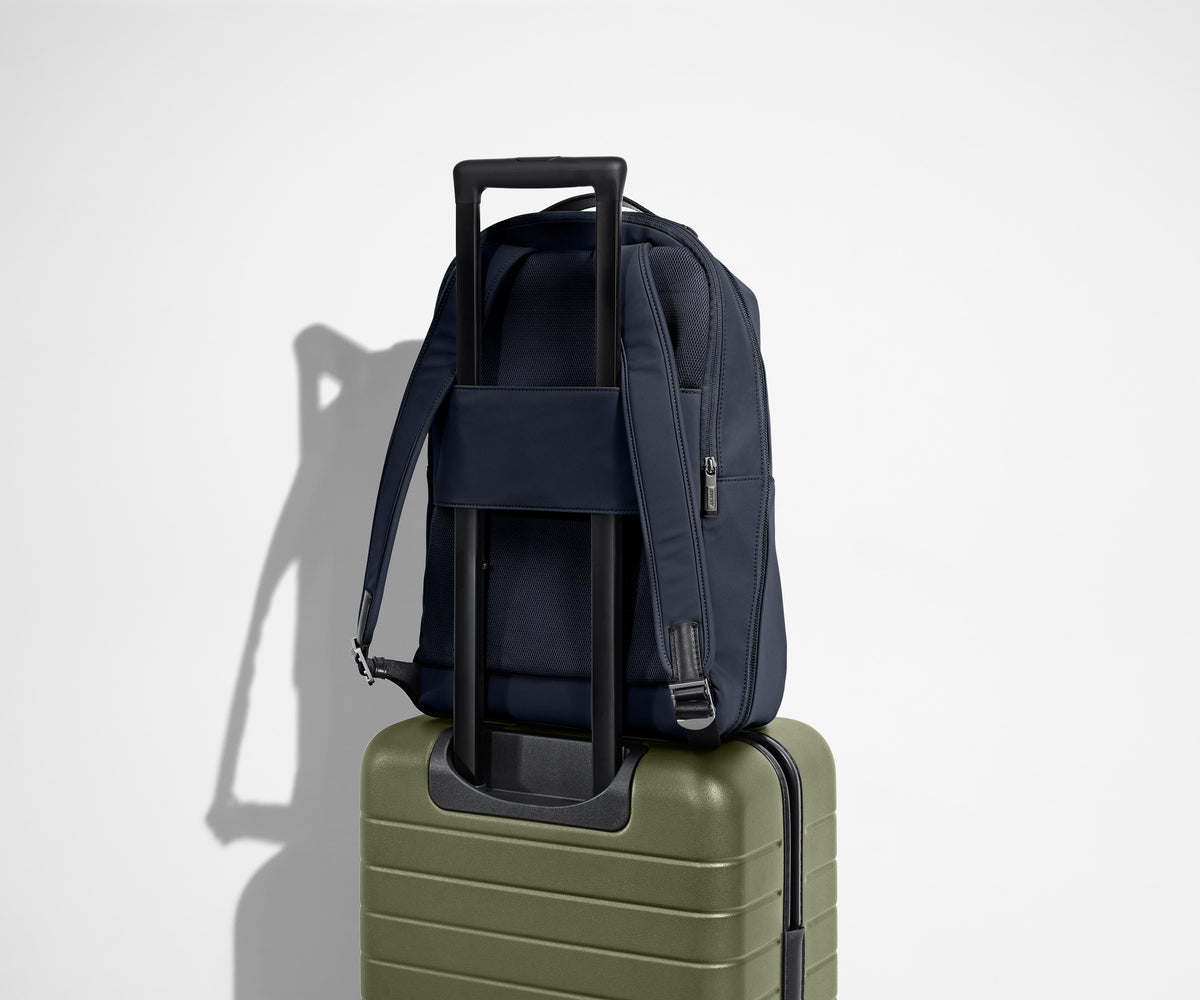 The Everywhere Zip Backpack in Navy Blue | Away