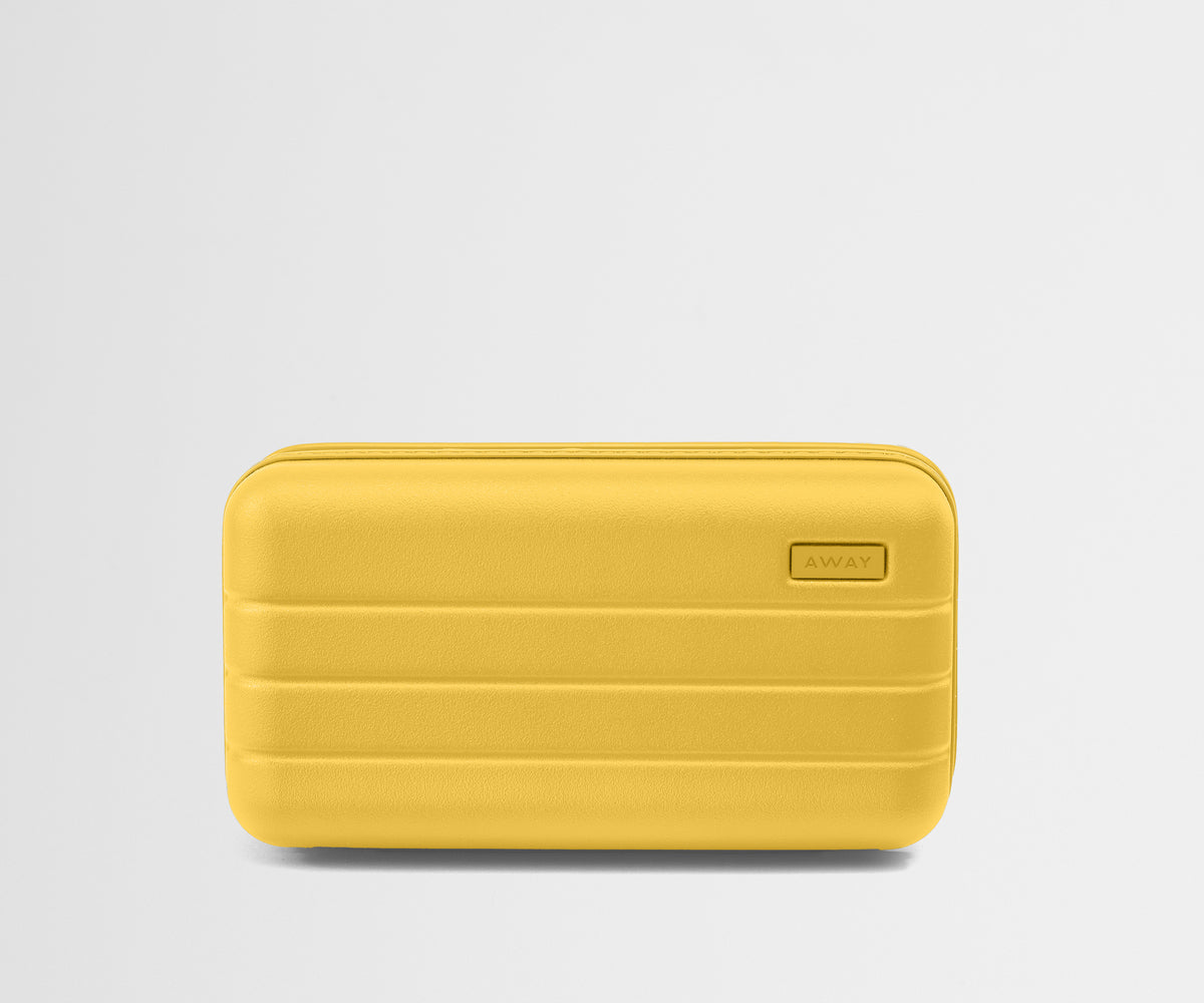 Travel Glasses Case in Golden Hour Yellow