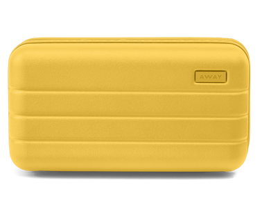 Travel Glasses Case in Golden Hour Yellow
