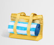 Beach Tote in Golden Hour Yellow