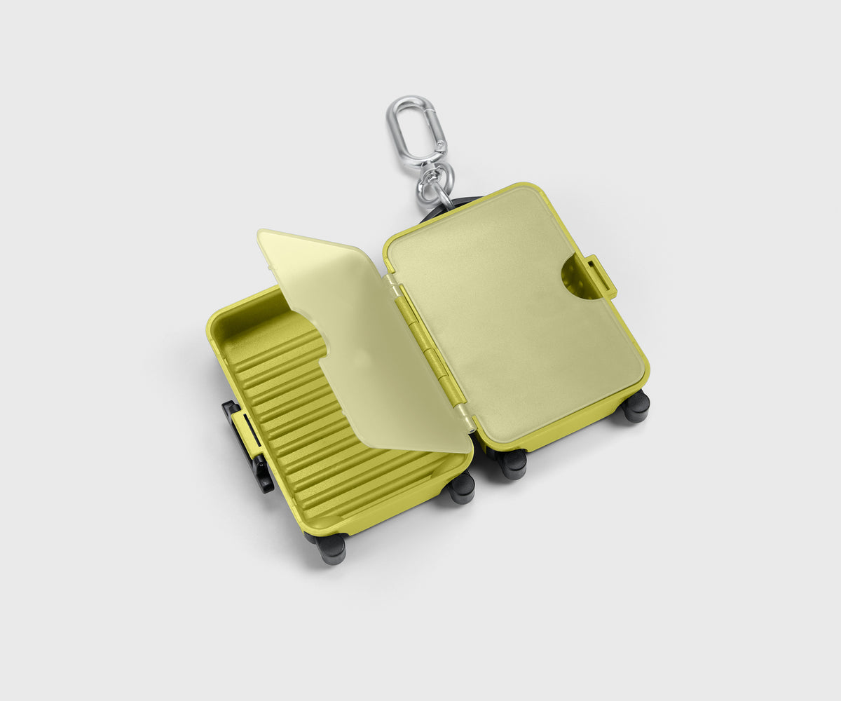 Micro Carry-On Charm in Chartreuse Spark