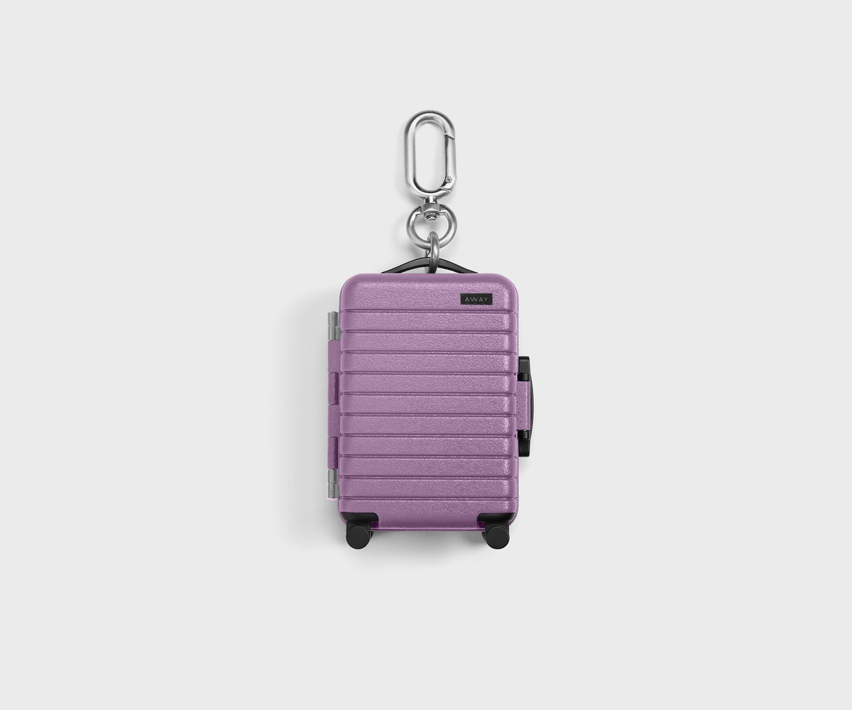 Micro Carry-On Charm in Electric Iris