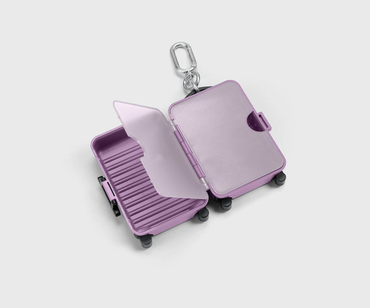 Micro Carry-On Charm in Electric Iris