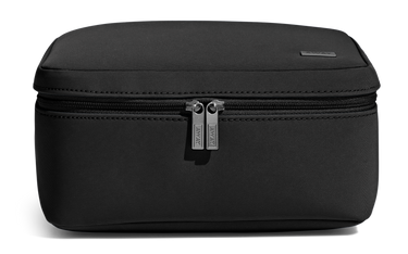 The Cosmetics Bag in Jet Black