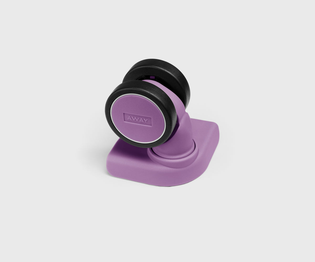Custom Checked Wheel Set in Electric Iris