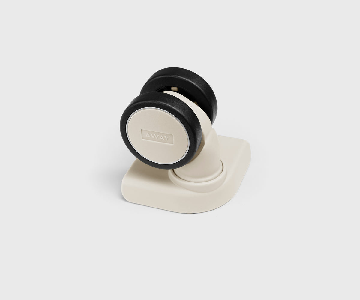 Custom Checked Wheel Set in Salt White