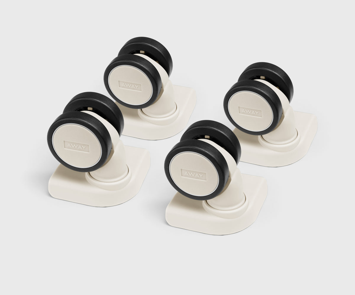 Custom Checked Wheel Set in Salt White