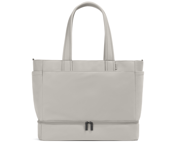 The Double Diaper Tote in Cloud Gray | Away