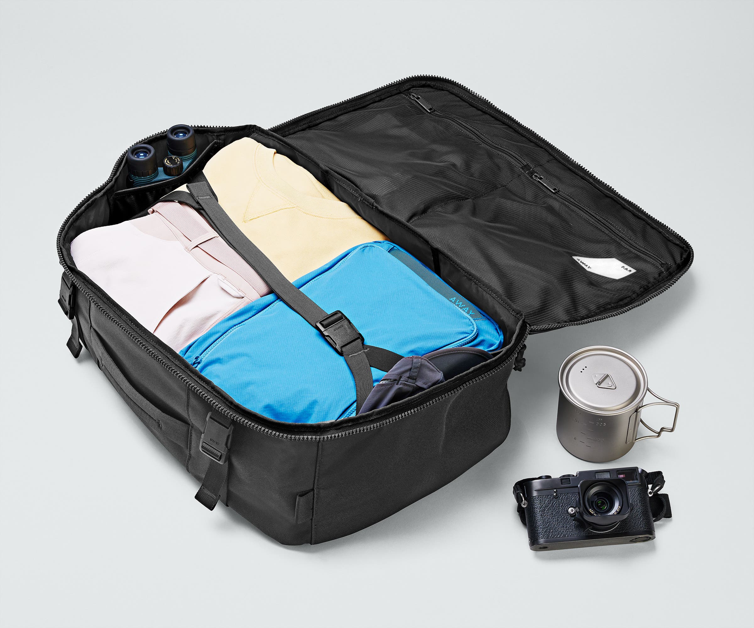 Away Active Convertible Backpack 45L in Jet Black Away Active Convertible Backpack 45L in Jet Black