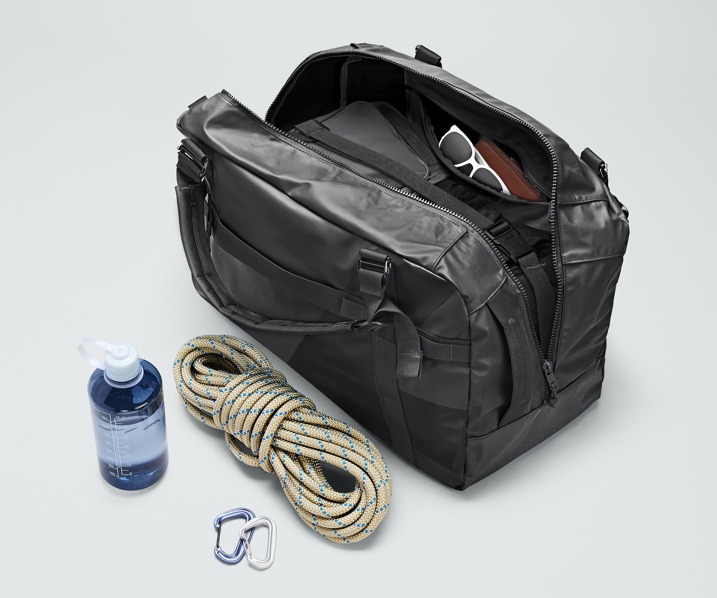 away travel duffel bag Active Duffle 55L in Jet Black