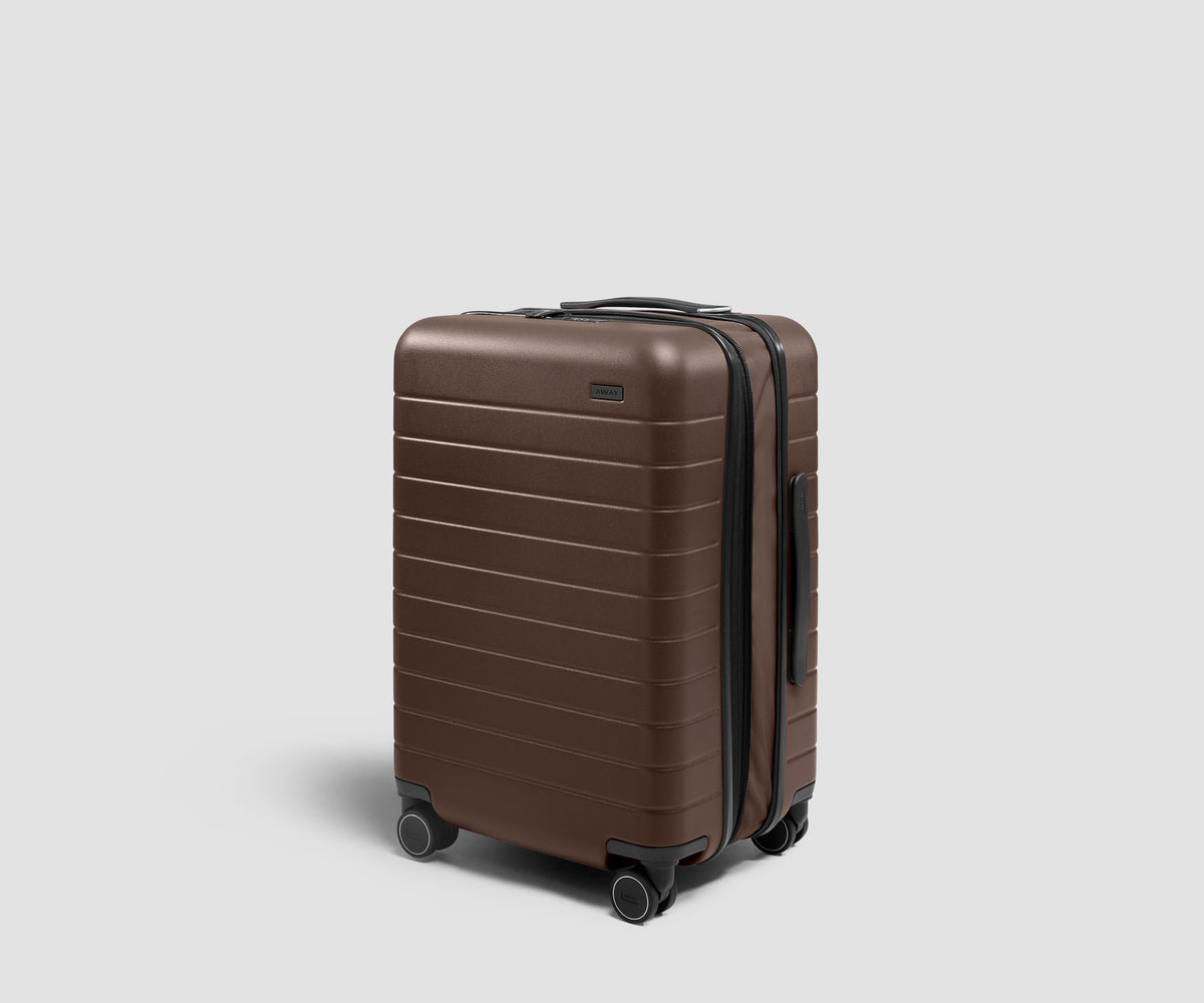 The Bigger Carry-On Flex 3 in Chocolate Brown