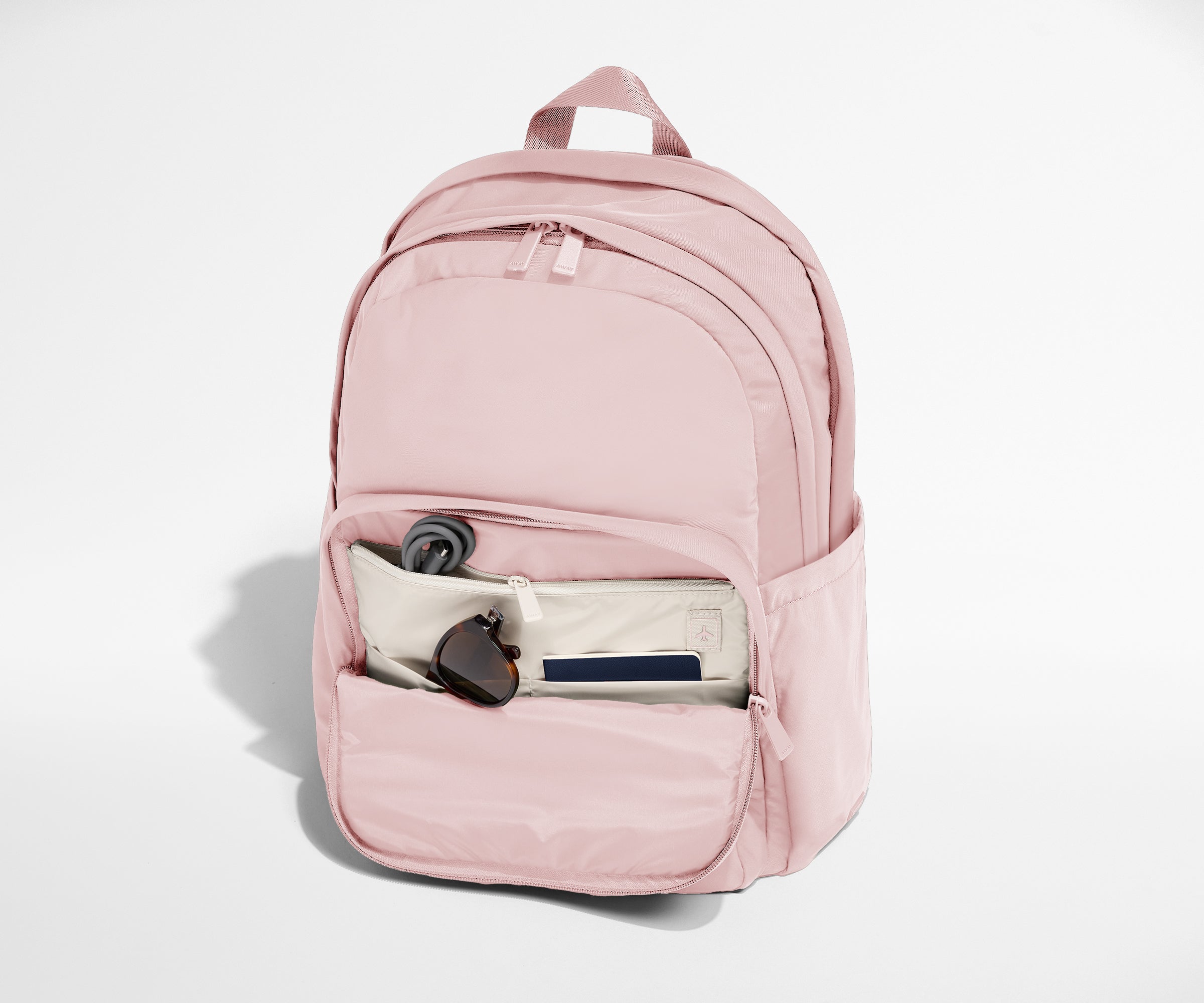 backpack womens travel Away Large Featherlight Backpack in Blush Pink