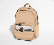 Large Featherlight Backpack in Camel Brown