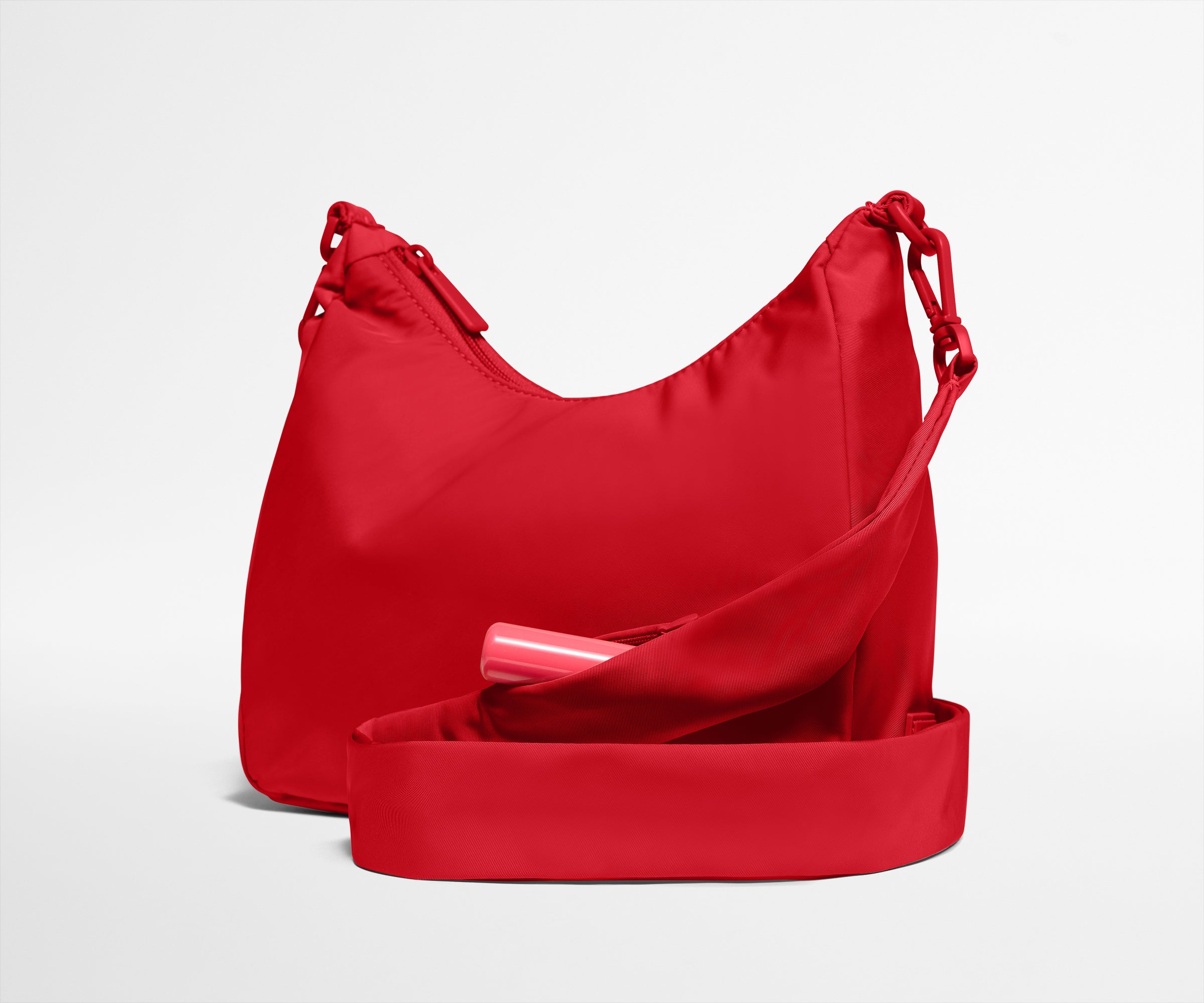 Featherlight Duo Crossbody in Cherry Red