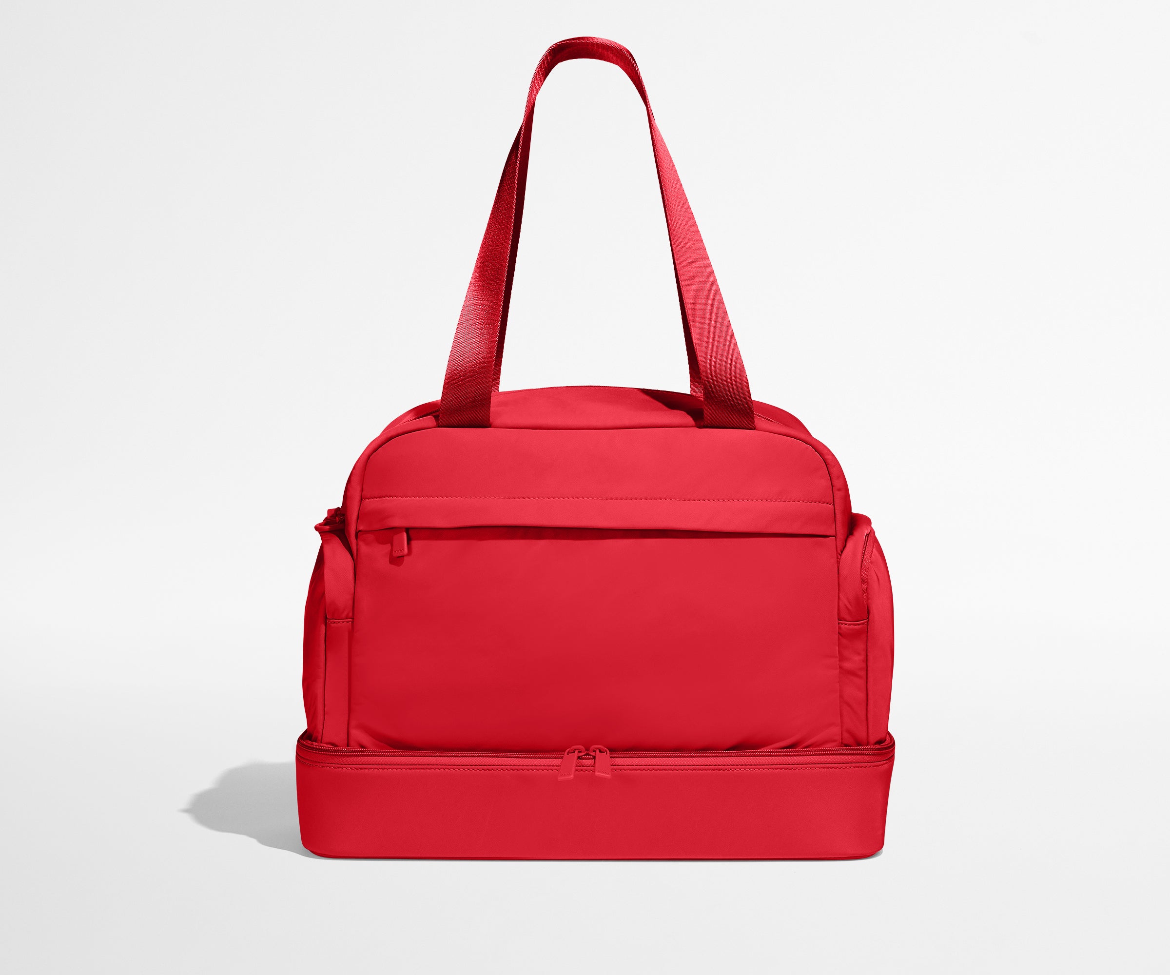 Featherlight Overnight Bag in Cherry Red