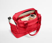 Featherlight Overnight Bag in Cherry Red
