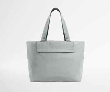 Light gray tote bag on a white background