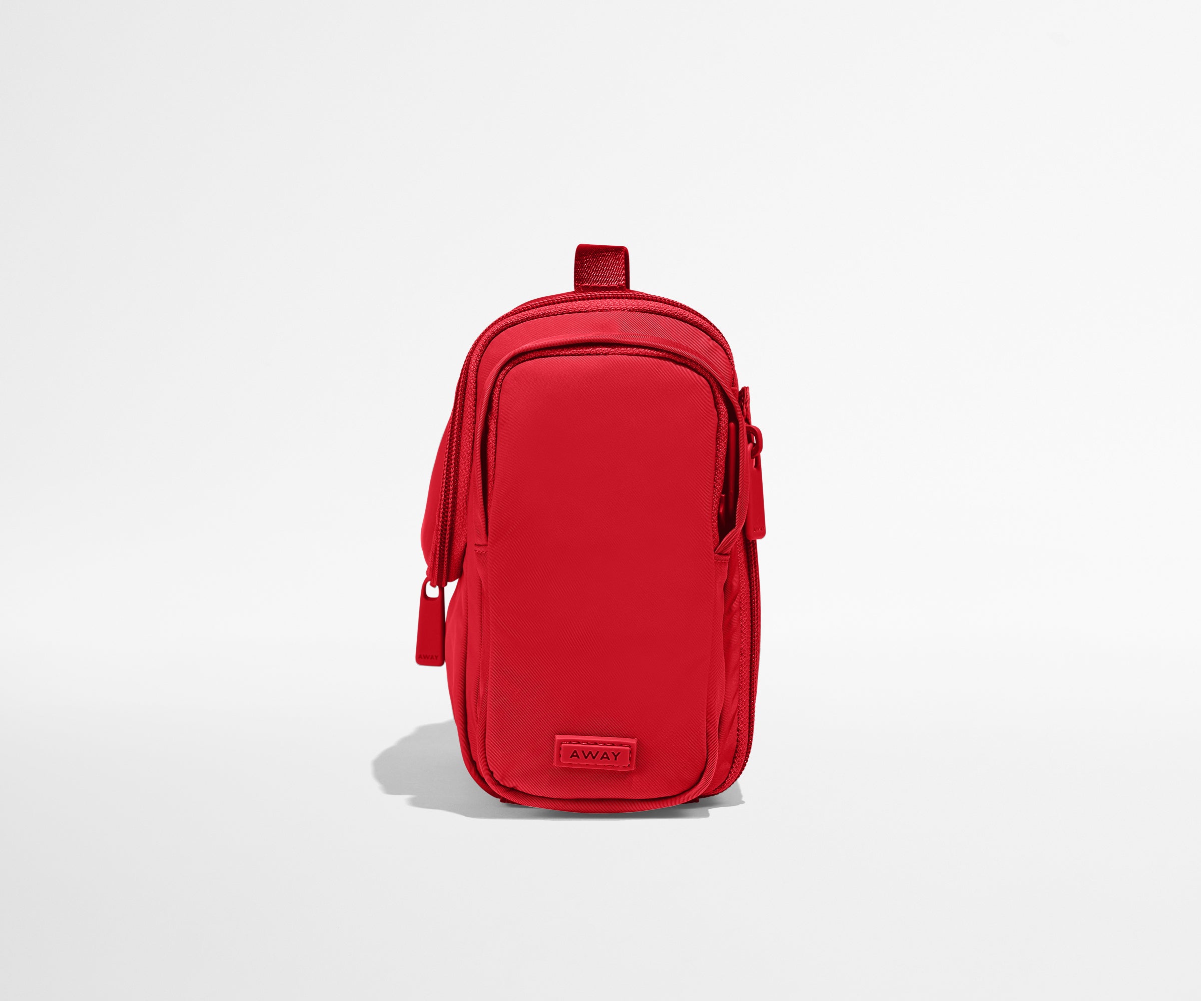 Featherlight Hanging Travel Vanity in Cherry Red