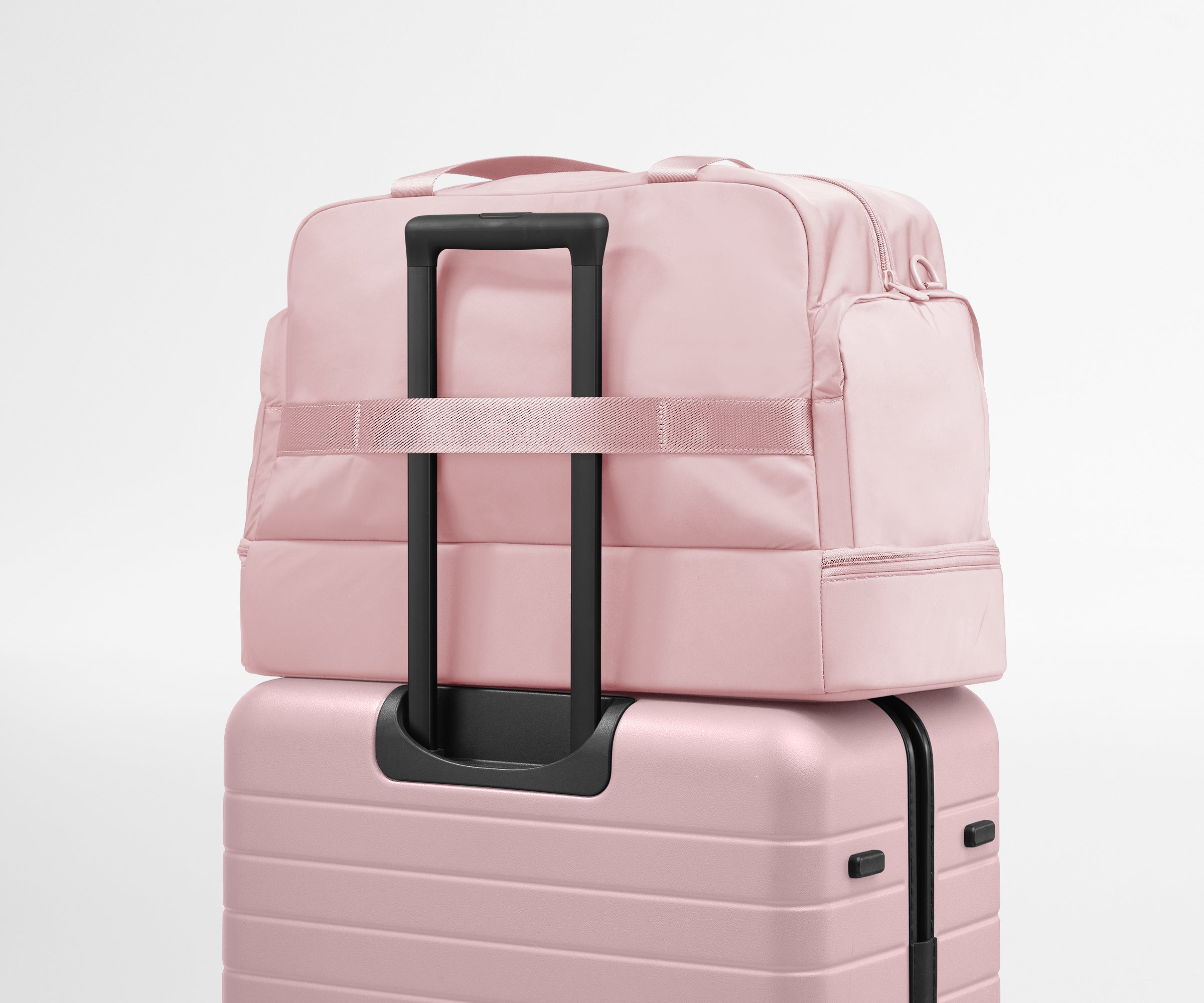 Featherlight Weekender in Blush Pink