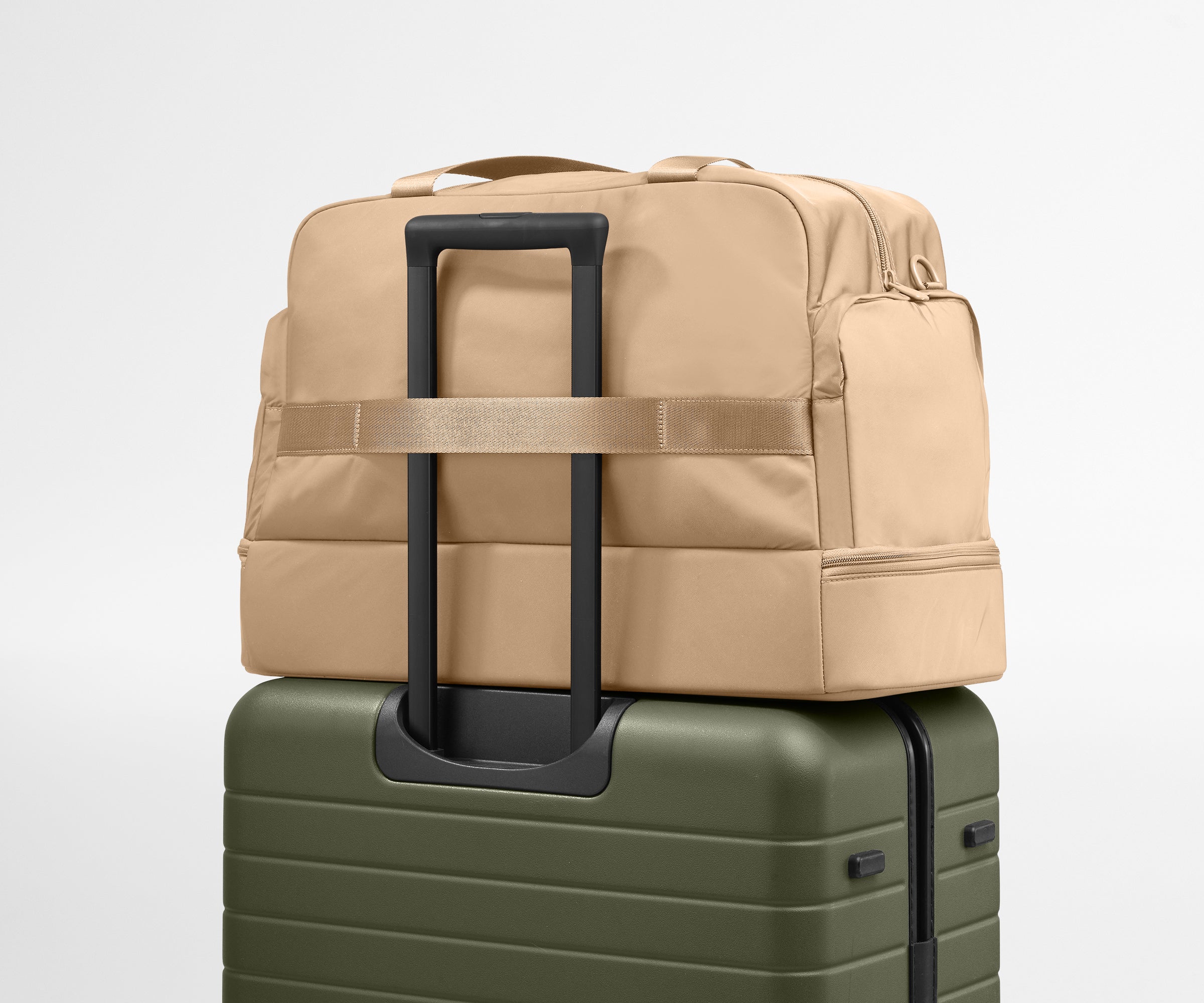 Away Featherlight Weekender in Camel Brown