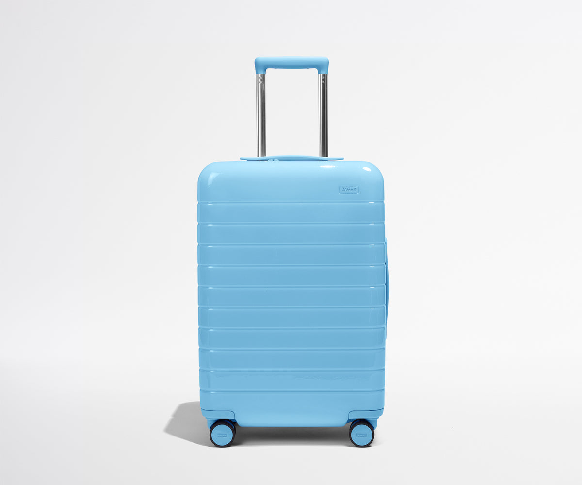 The Bigger Carry-On in Glazed Opal Blue