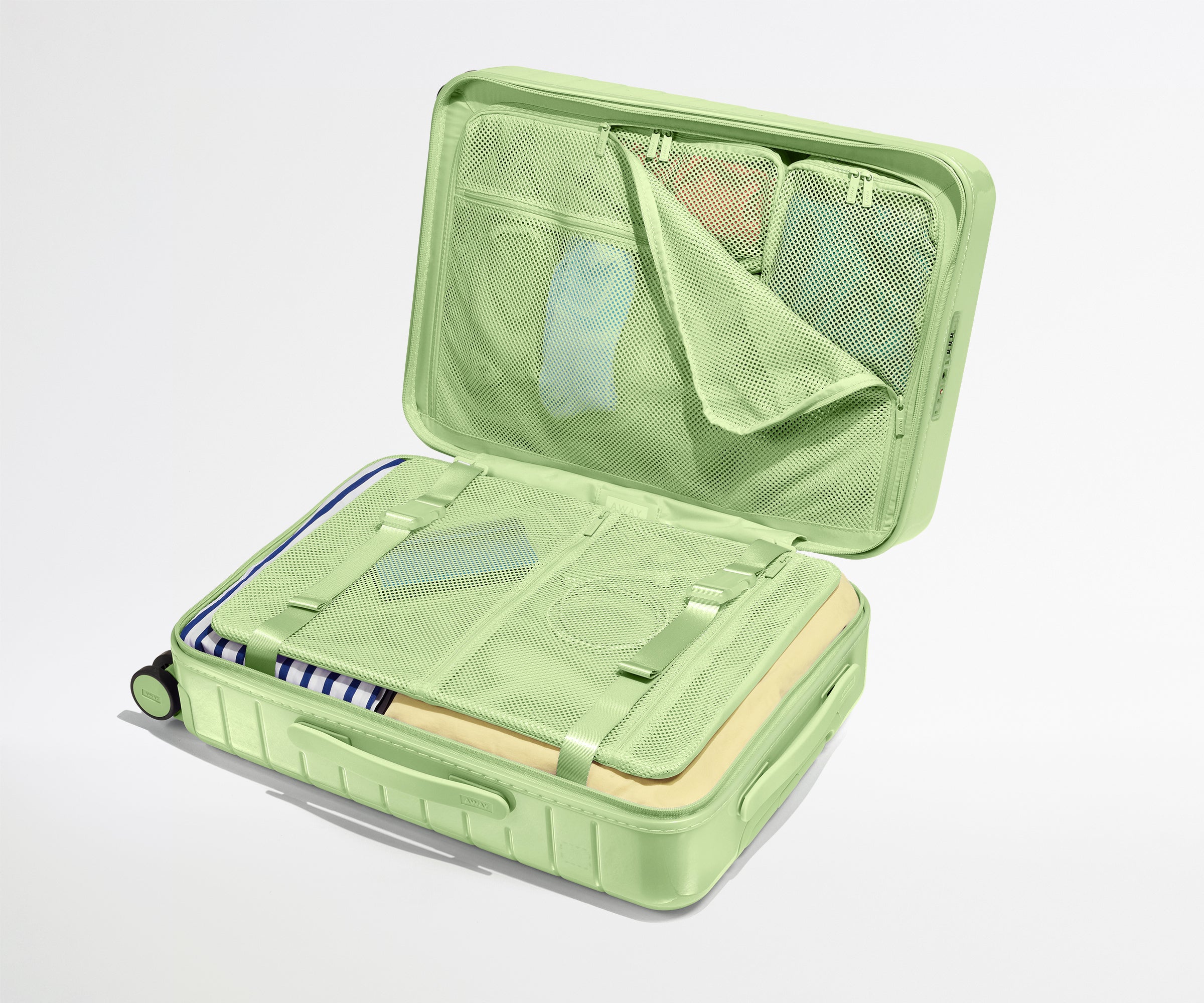 The Bigger Carry-On in Glazed Matcha Milk Green