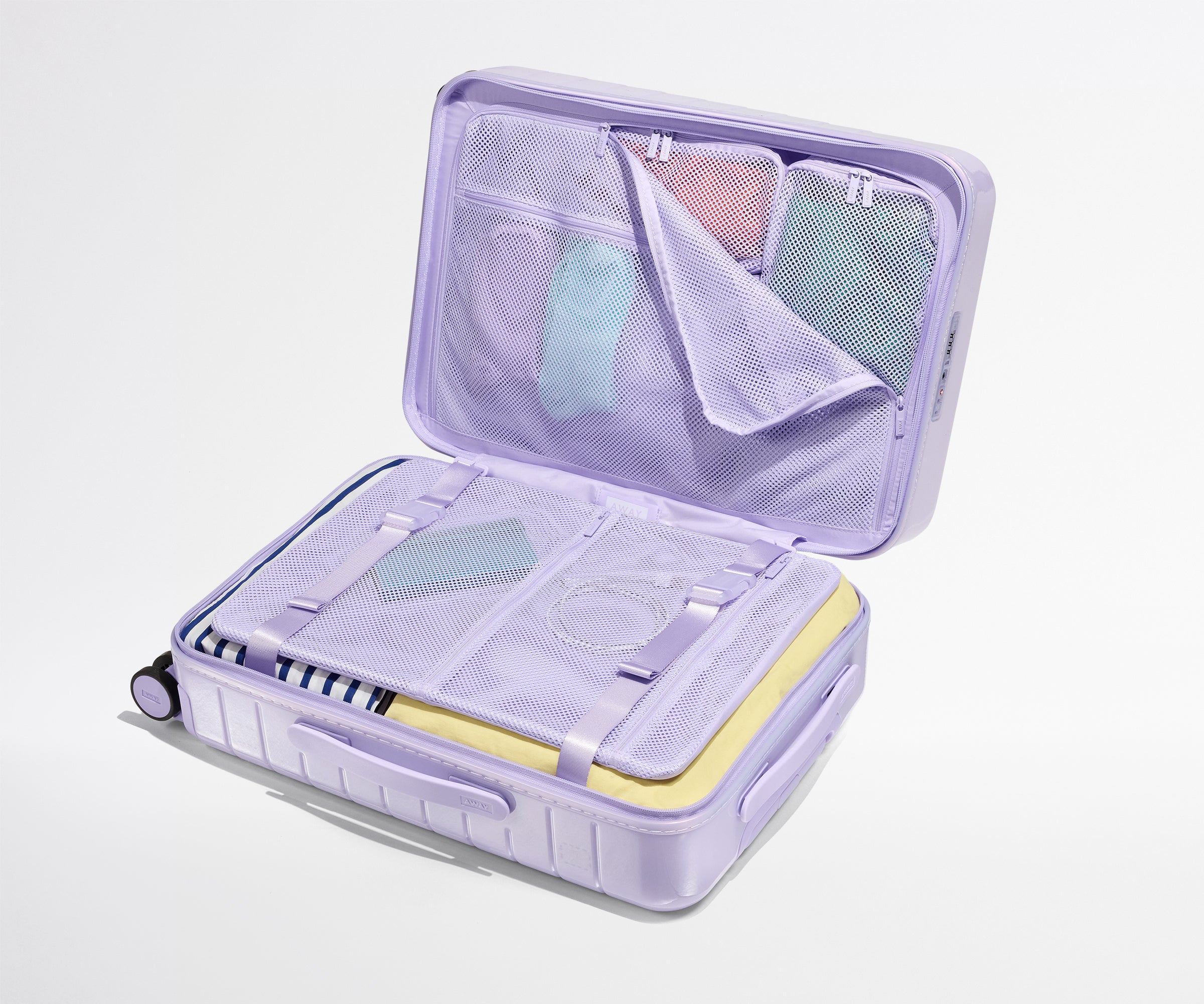 Bigger Carry-On Luggage in Glazed Lavender Haze Purple | Away