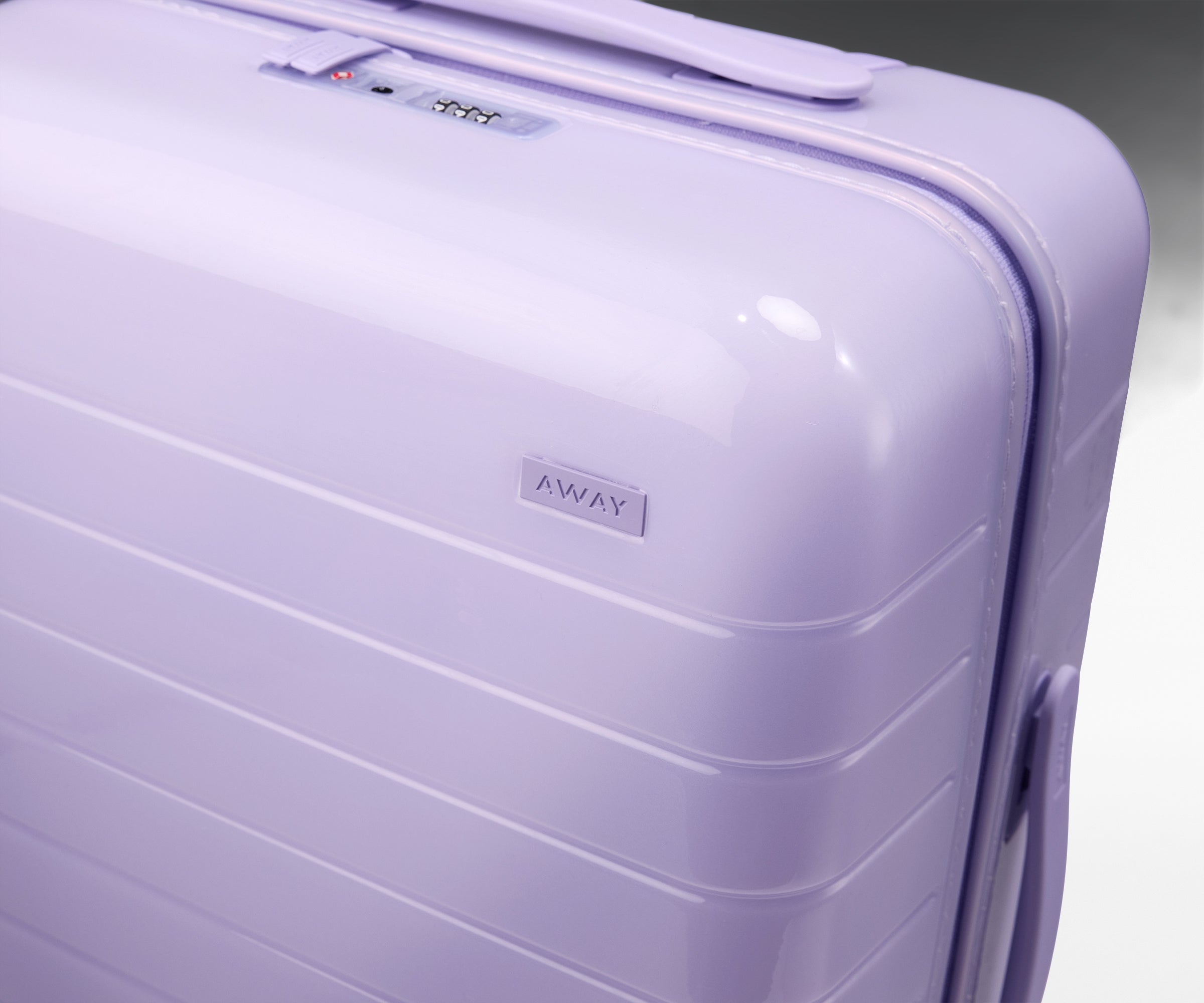 Bigger Carry-On Luggage in Glazed Lavender Haze Purple | Away