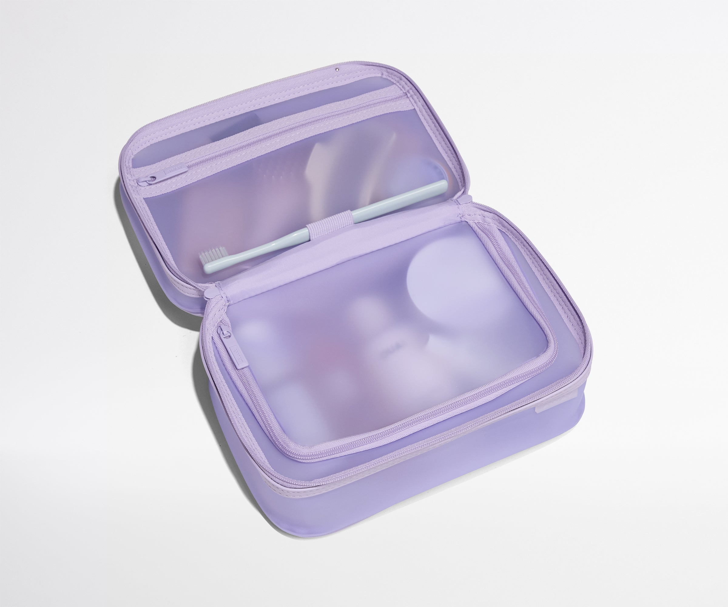 Clear Toiletry Bag in Lavender Haze Purple | Away: Built for