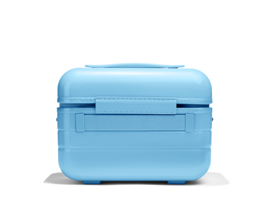 The Train Case in Glazed Opal Blue