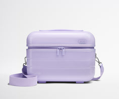 The Train Case in Glazed Lavender Haze Purple