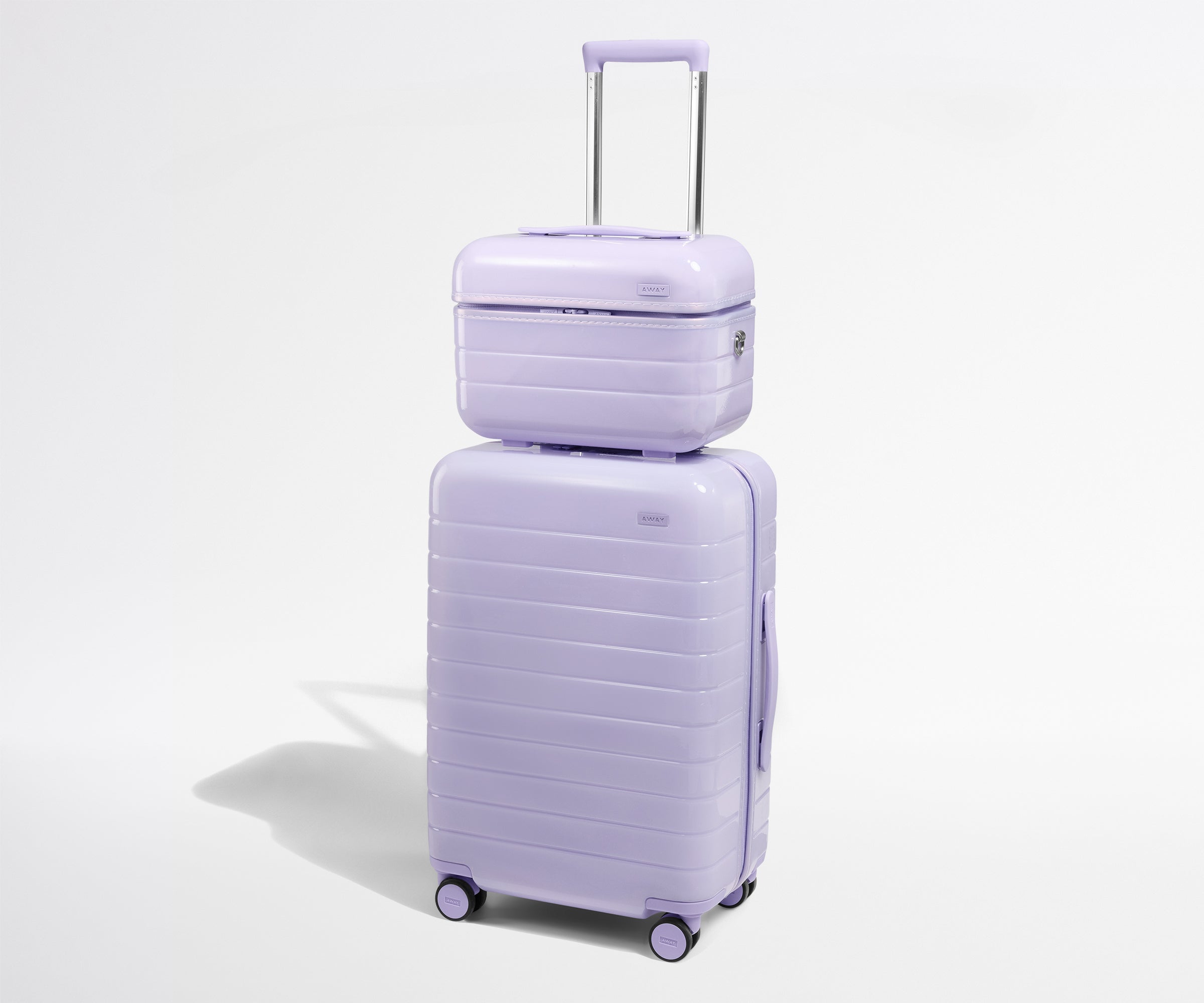 The Train Case in Glazed Lavender Haze Purple | Away: Built for