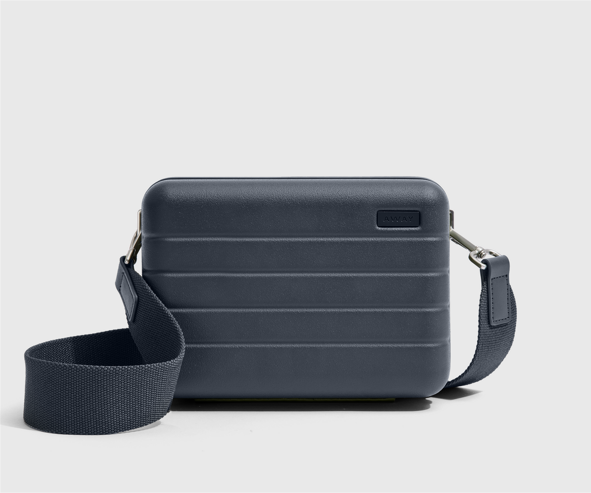 Away Mini Crossbody In Navy Blue