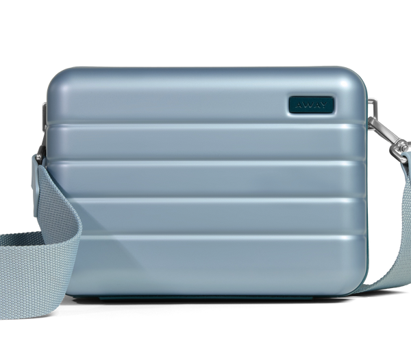 The Mini Crossbody in Arctic Blue