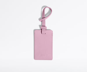The Luggage Tag in Glacial Pink